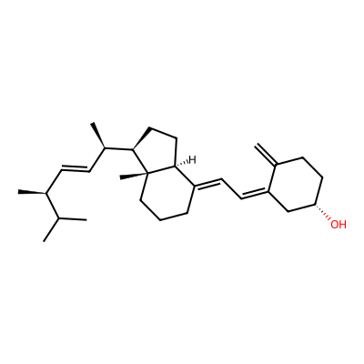 Chemical structure of Ergocalciferol