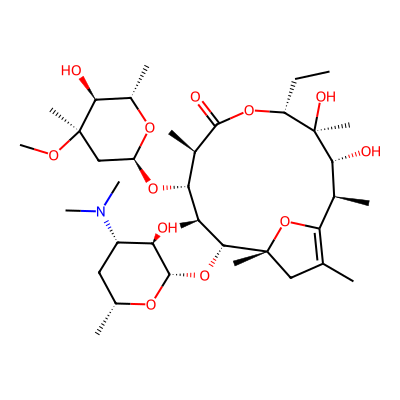 Chemical structure of Erythromycin EP Impurity E