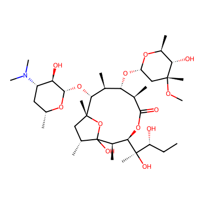 Chemical structure of Pseudoerythromycin A Hemiketal
