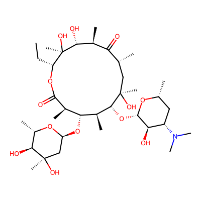 Chemical structure of Erythromycin KSM Impurity C