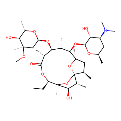 Chemical structure of Erythromycin Impurity D