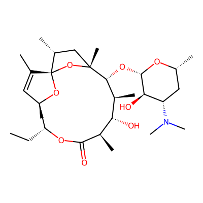 Chemical structure of Erythromycin EP Impurity I