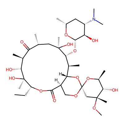 Chemical structure of Erythromycin EP Impurity C