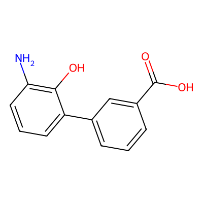 Chemical structure of Eltrombopag Amino Impurity