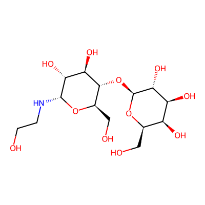 Chemical structure of Eltrombopag Lactose Olamine adduct
