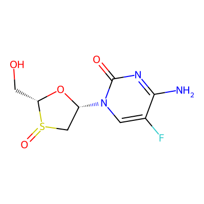 Chemical structure of Emtricitabine S-oxide Impurity