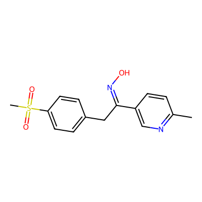 Chemical structure of Etoricoxib Impurity D
