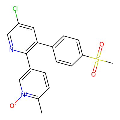 Chemical structure of Etoricoxib Impurity F