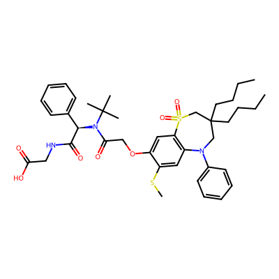 Chemical structure of Elobixibat Hydrate Impurity K