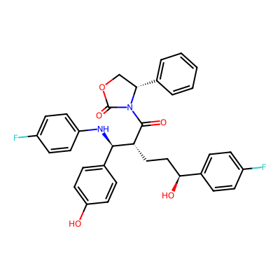 Chemical structure of Ezetimibe impurity D