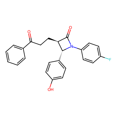 Chemical structure of Des Fluoro Ezetimibe Ketone