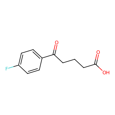 Chemical structure of 4-Fluorophenyl-5’-oxobutyric Acid