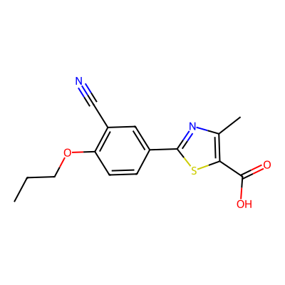 Chemical structure of Febuxostat USP Related Compound E