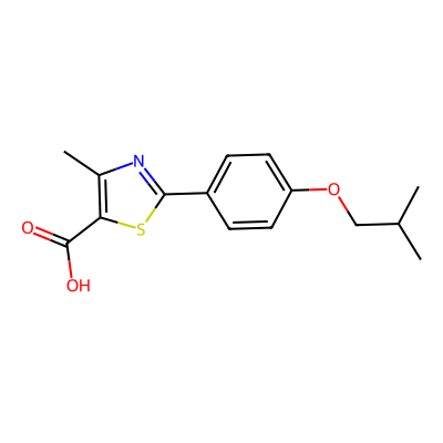 Chemical structure of Febuxostat Impurity IV