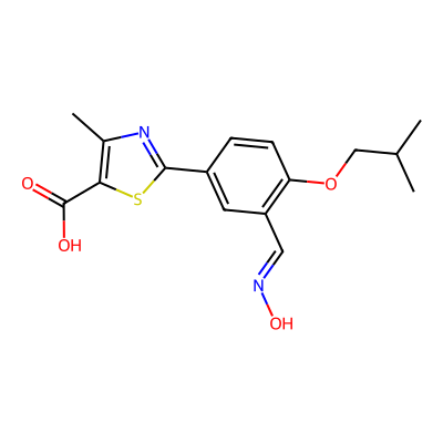 Chemical structure of Febuxostat Impurity V