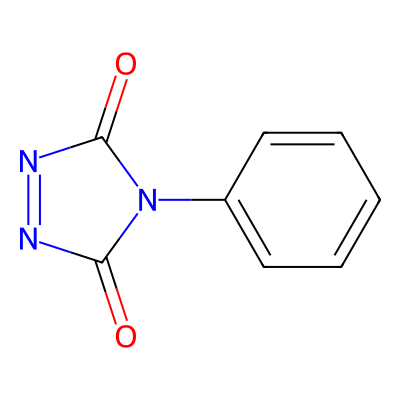 Chemical structure of 4-Phenyl-1,2,4-triazoline-3,5-dione