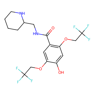 Chemical structure of Flecainide EP Impurity C