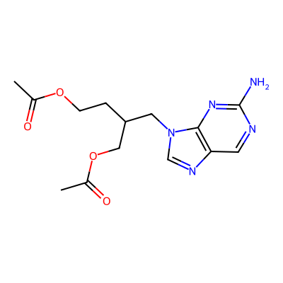 Chemical structure of Famciclovir Impurity 1