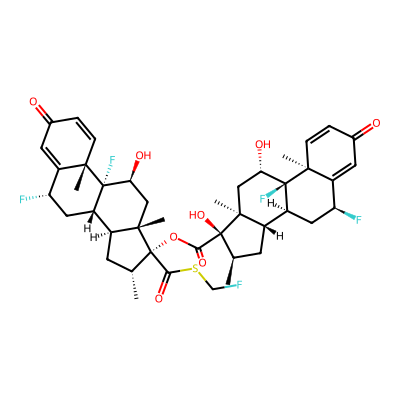 Chemical structure of Fluticasone Propionate EP Impurity G
