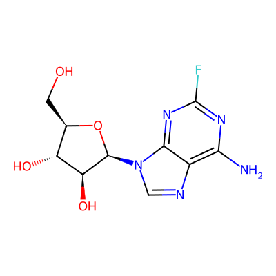 Chemical structure of Fludarabine API