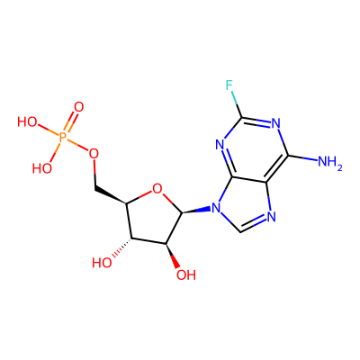 Chemical structure of Fludarabine Phosphate