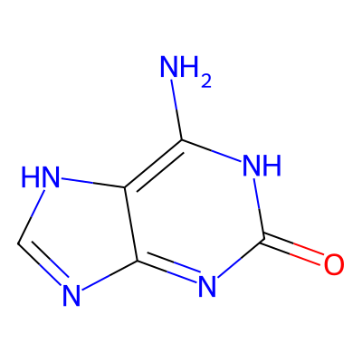 Chemical structure of Isoguanine