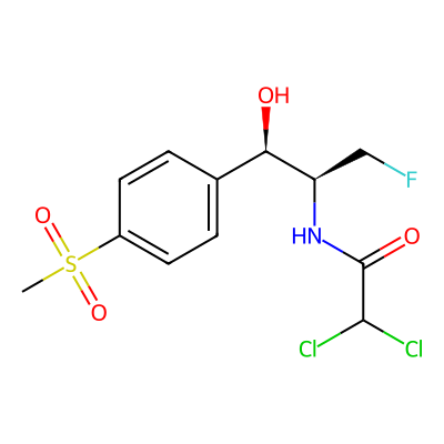 Chemical structure of Florfenicol