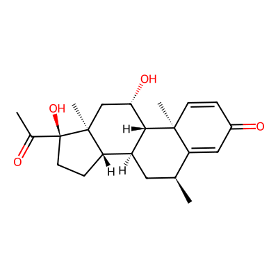 Chemical structure of Fluorometholone Impurity 1