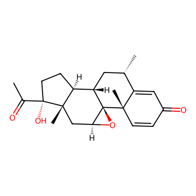 Chemical structure of Fluorometholone Impurity 2