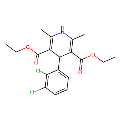 Chemical structure of Felodipine Impurity C
