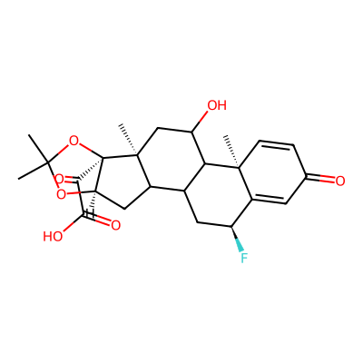 Chemical structure of Flunisolide 21-Aldehyde (RCC)