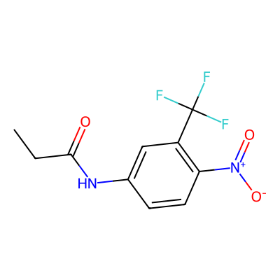 Chemical structure of Flutamide Impurity C