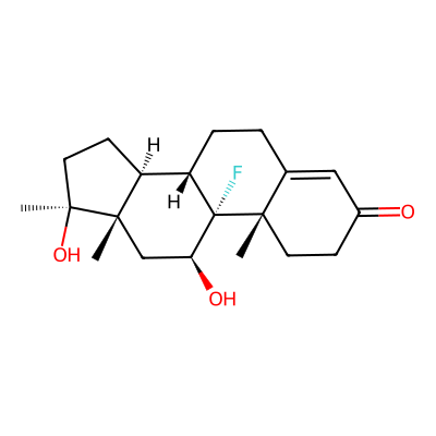 Chemical structure of Fluoxymesterone