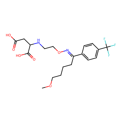 Chemical structure of Fluvoxamine Impurity C