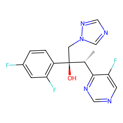 Chemical structure of Voriconazole Related Compound B