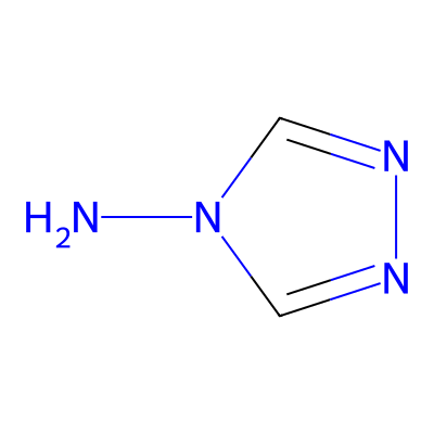 Chemical structure of 4H-1,2,4-triazole-4-amine