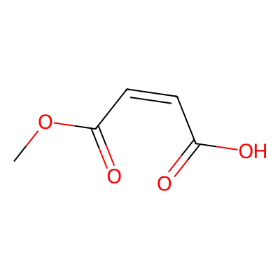 Chemical structure of Maleic Acid Monomethyl Ester