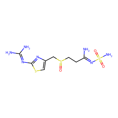 Chemical structure of Famotidine Sulfoxide