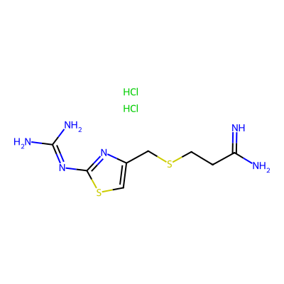 Chemical structure of Famotidine Related Compound A