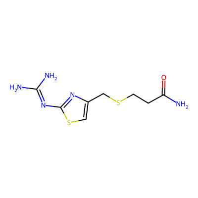Chemical structure of Famotidine EP Impurity D