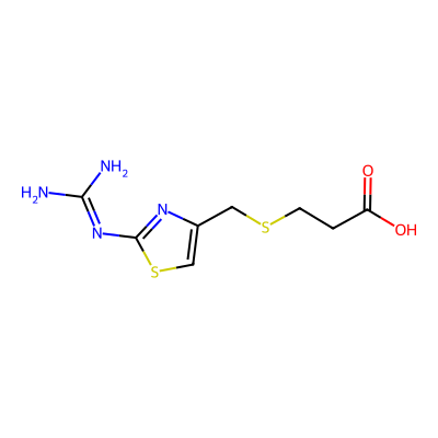 Chemical structure of Famotidine EP Impurity F