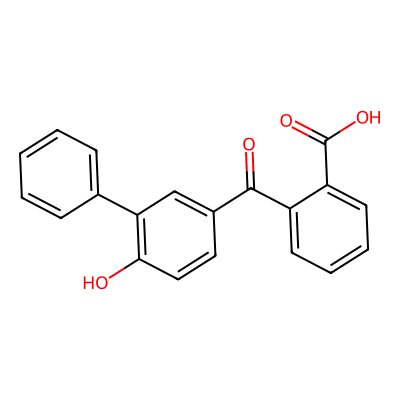 Chemical structure of Fendizoic Acid