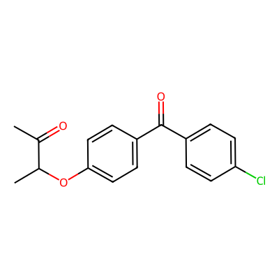Chemical structure of Fenofibrate Impurity C