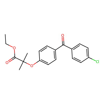 Chemical structure of Fenofibrate EP Impurity E