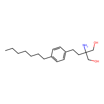 Chemical structure of Fingolimod Impurity B