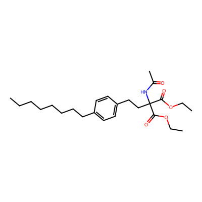 Chemical structure of Fingolimod Impurity 8