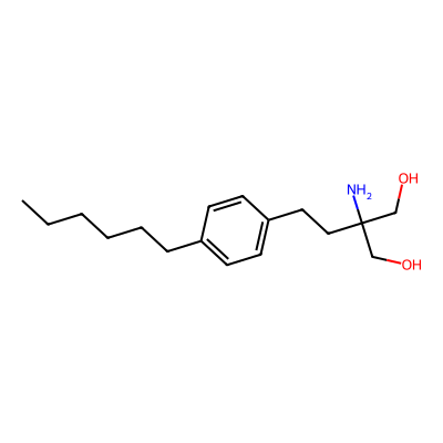 Chemical structure of Fingolimod Hexyl Impurity