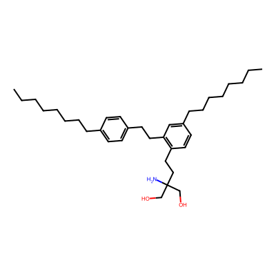 Chemical structure of 2-Phenethyl Fingolimod Impurity