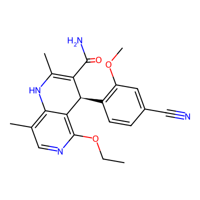 Chemical structure of Finerenone