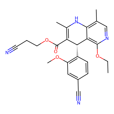 Chemical structure of Finerenone Cyano Ethyl Ester Impurity